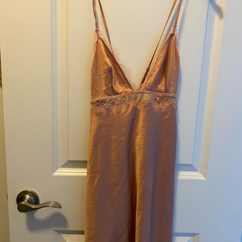 Satin Lace Slip
